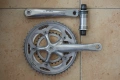 Шосеен курбел с три плочи Shimano Ultegra FC-6500/6503 52/42/30 + средно движение, снимка 1