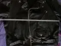 Продавам черно кожено яке рокерско за едър човек, снимка 5