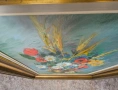 Маслен натюрморт с дървена рамка, снимка 5