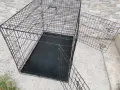 голяма метална клетка за куче 106x70x76см за транспорт и стационар , снимка 7