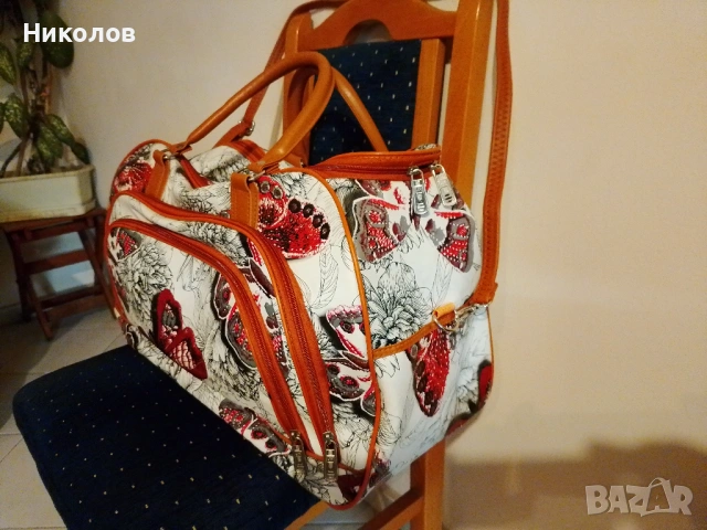 Сак самолетен "олекотен 1,2кг" "50/35/25см" "10€" нов!+Доставка!, снимка 3 - Сакове - 54803284