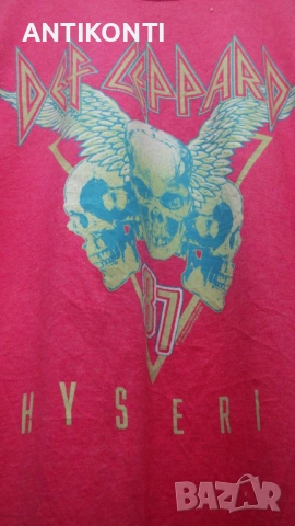 DEF LEPPARD HYSTERIA Тениска, снимка 3 - Тениски - 54798509