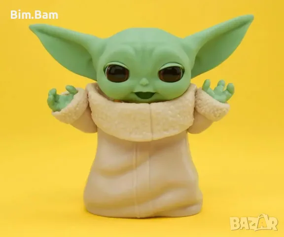 Оригинална фигурка Бебе Йода Star Wars Mixin Moods Grogu- Мандалориан: Бебе Йода, снимка 7 - Фигурки - 55394215