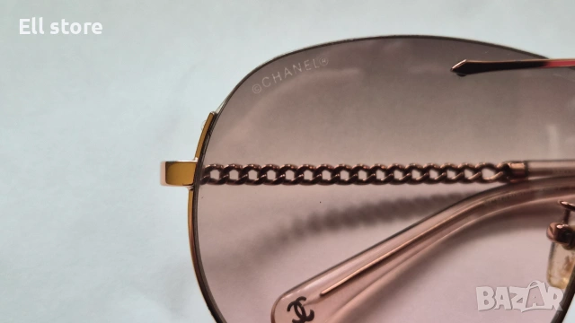 ОРИГИНАЛНИ слънчеви очила Chanel Chain Aviator 4667 (Размер 57), снимка 8 - Слънчеви и диоптрични очила - 54997217