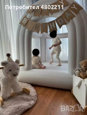 Надуваем батут/замък "Forestoria White Arch" , снимка 7 - Надуваеми играчки - 54248680