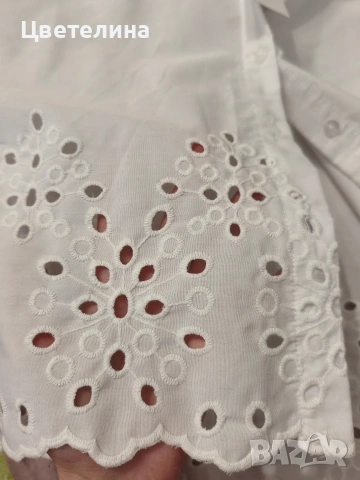 Дамска къса риза Sinsay crop shirt размер S цена 4.50€, снимка 4 - Ризи - 55249886