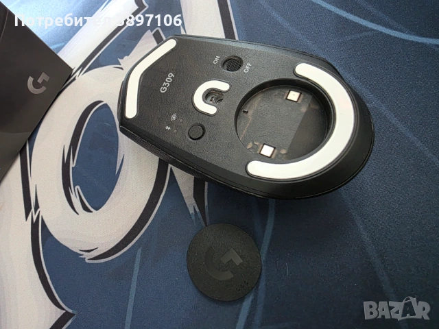 Безжична мишка Logitech G309 LightSpeed, снимка 6 - Клавиатури и мишки - 54612846