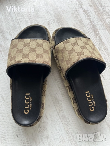 Gucci дамски чехли, снимка 2 - Чехли - 55415091
