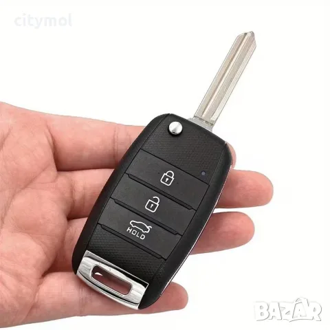 Кутийка за ключ с острие и 3 бутона за Hyundai и KIA, перо HYN14R