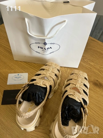 Дамски сандали Prada 38 и 39 номер, снимка 5 - Сандали - 54702865