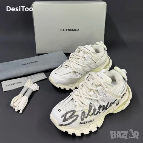 Balenciaga Track Graffiti "White/Black 