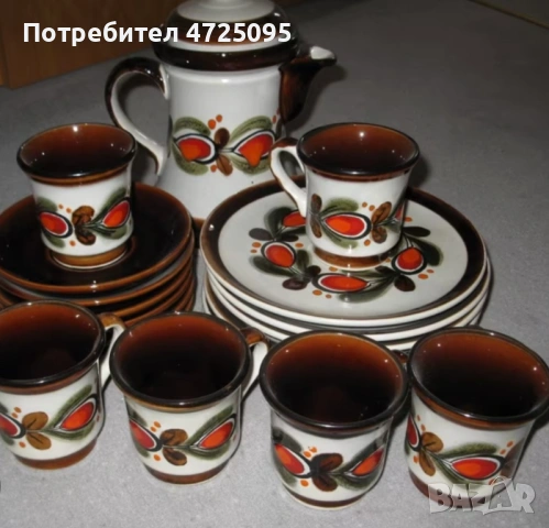 Керамичен сервиз, снимка 3 - Сервизи - 54496677