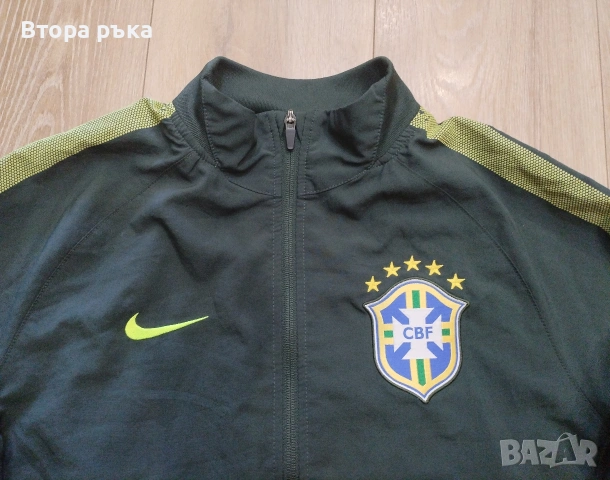 Nike Dri-fit Brazil горнище мъжка оригинален , снимка 4 - Спортни дрехи, екипи - 54666590