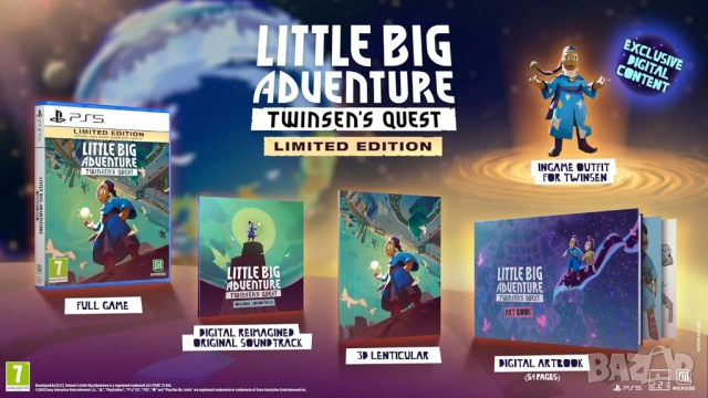 Little Big Adventure - Twinsen's Quest [Limited Edition] (NEW), снимка 6 - Игри за PlayStation - 54807856