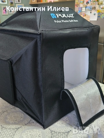 Фотографска палатка с размери 40/40 см., снимка 2 - Светкавици, студийно осветление - 54121876