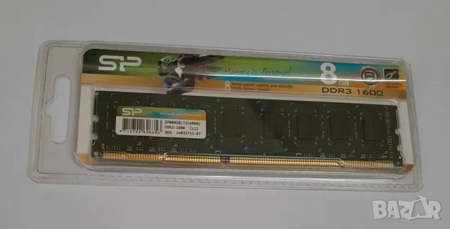Рам памет за настолен компютър 8GB , DDR3 1600, снимка 2 - RAM памет - 55390586
