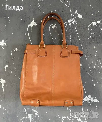 Massimo Dutti чанта естествена кожа, снимка 2 - Чанти - 55537685