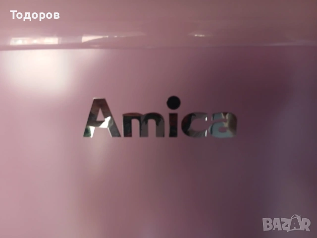 Ретро хладилник Amica KGC 15636 P, 208 литра , снимка 3 - Хладилници - 54904756
