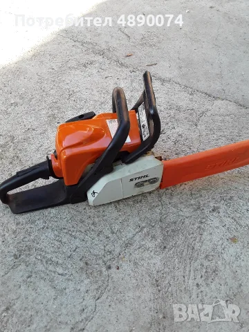 Продавам моторен трион STIHL MS180 2-mix, снимка 2 - Моторни триони/резачки - 55334272