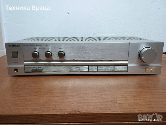 Technics SU-600. Перфектно техническо и почти такова визуално състояние. Изпращам видео. , снимка 7 - Ресийвъри, усилватели, смесителни пултове - 55031457
