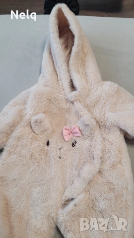 Бебешки пухен гащеризон, снимка 2 - Бебешки гащеризони - 54180282