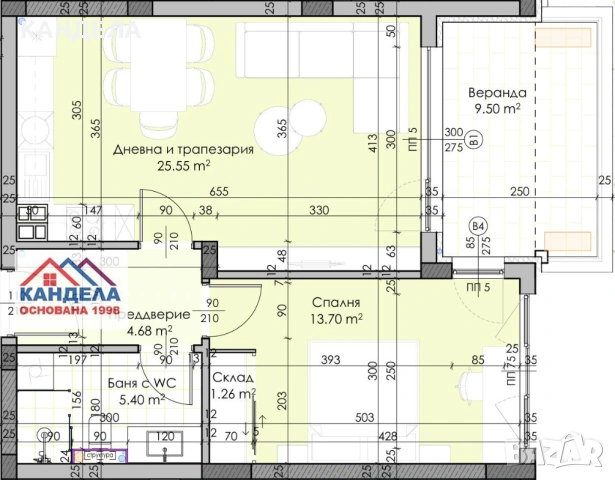 Апартамент в нова кооперация, Остромила, снимка 7 - Апартаменти - 54670385