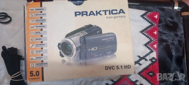 видеокамера PRAKTIKA DVC 5.1HD, снимка 2 - Камери - 54018251