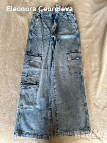 Дънки и гащеризони HM Zara Reserved Denim co 12-14 години, 152-164, снимка 5 - Детски панталони и дънки - 55189750