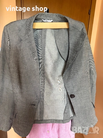 Дамско сако( лен и памук) Max Mara, размер IT 44(L), снимка 9 - Сака - 54670357