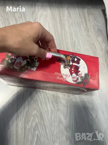 Коледен сервиз за двама Merry Christmas – чаши, чинийки и лъжички, снимка 3 - Други - 55606908