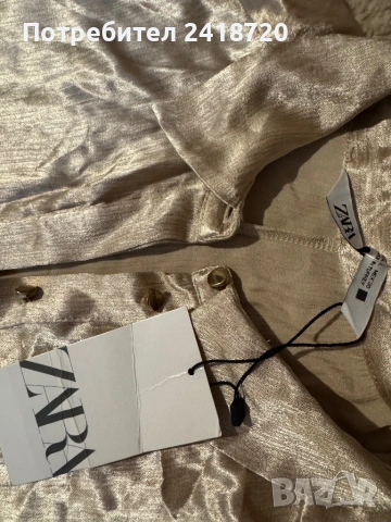 Нова рокля Zara - вискоза с етикет, снимка 2 - Рокли - 54010417