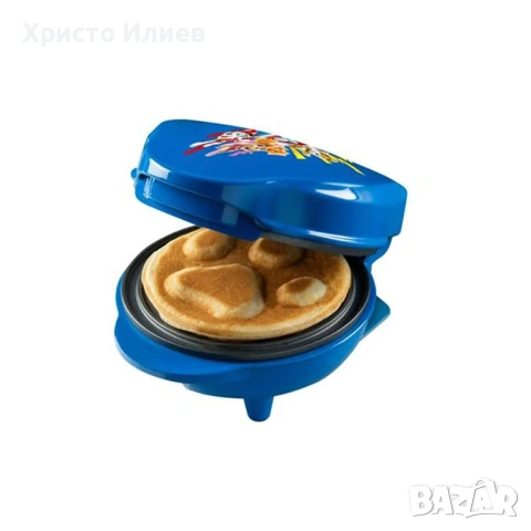 Гофретник Пес патрул Paw Patrol с лапичка розов син, снимка 5 - Гофретници - 54519204