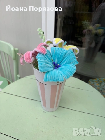 Ръчно изработен букет за всеки повод, снимка 15 - Изкуствени цветя - 54140239