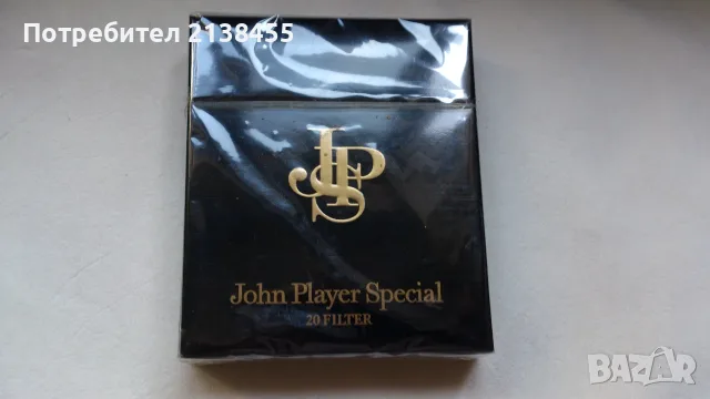 Рядка находка - " John Player Special " - стара неразпечатвана кутия с цигари, снимка 2 - Колекции - 55658511
