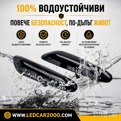 Динамични LED странични мигачи за BMW серия 1 / 3 / 5, снимка 4 - Аксесоари и консумативи - 54565699