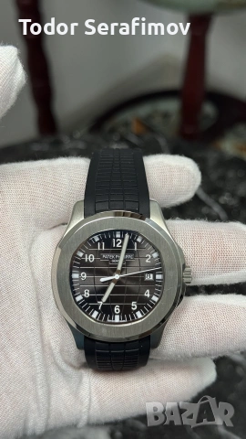 Мъжки часовник Patek Philippe Aquanaut Black Dial Rubber