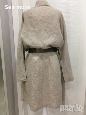 Kronborg кимоно 100% лен L/XL, снимка 4 - Жилетки - 54207646
