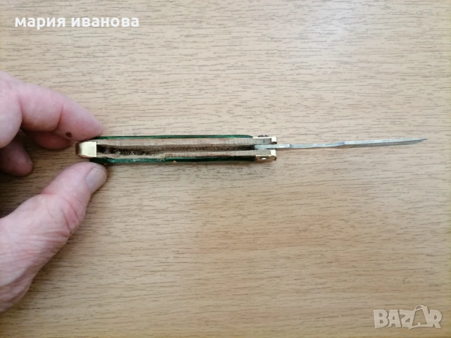 Стара сгъваема вилица с нова дръжка , снимка 4 - Антикварни и старинни предмети - 55163859