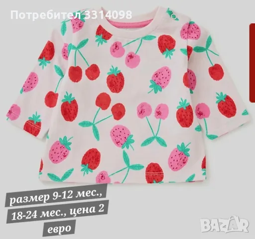 блузки по 2 евро, снимка 8 - Детски Блузи и туники - 55621886