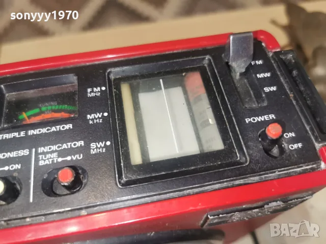 NATIONAL PANASONIC RF-888JB RED-ВНОС SWISS 1807261933L4, снимка 8 - Радиокасетофони, транзистори - 55334356