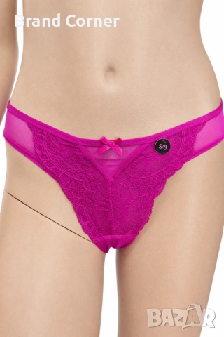 Hunkemöller дамско дантелено долнище, размер S, цвят фуксия
