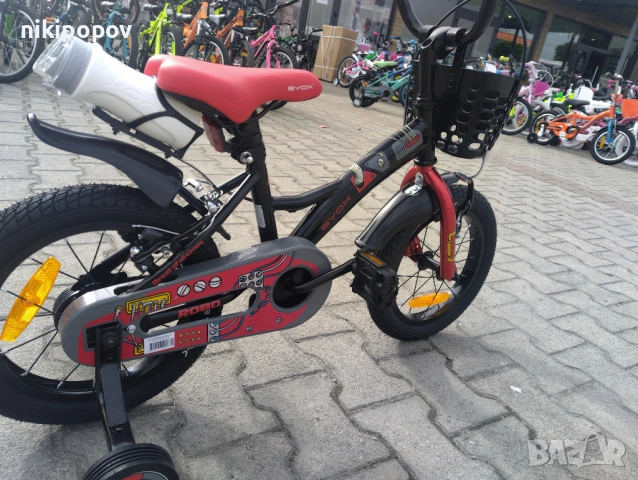 X Детски велосипед 14" ROBO черен, снимка 7 - Велосипеди - 54395057