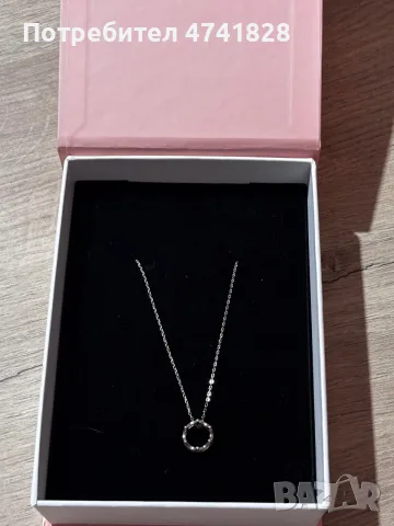 Сребърно колие., снимка 2 - Колиета, медальони, синджири - 55466514