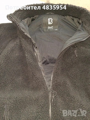 Brandit поларено яке Teddyfleece, черно