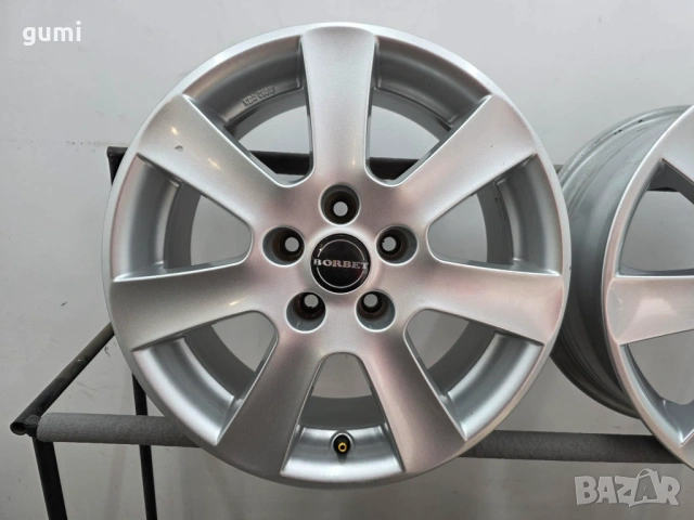 4бр 16ски джанти BORBET за PEUGEOT, FORD, RENAULT 5х108мм A161404 , снимка 4 - Гуми и джанти - 54714236