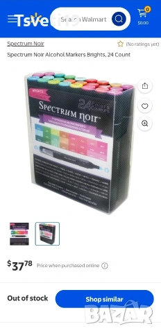 Професионални Алкохолни Маркери Spectrum noir Coloring System Brights, снимка 2 - Други - 54755950