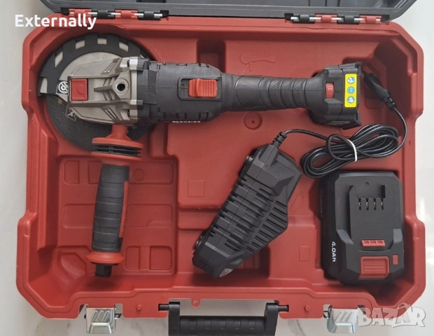 Акумулаторен ъглошлайф Parkside Performance PWSAP 20 Li G7 и F6 - гаранция, снимка 5 - Ъглошлайфи - 54492273