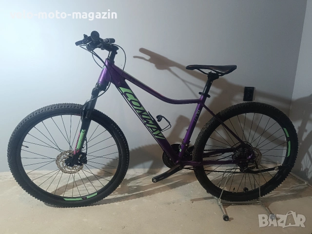 Дамски алуминиев велосипед Conway ML 427 (Размер М / 27.5") – Хидравлики Shimano, снимка 13 - Велосипеди - 54663587