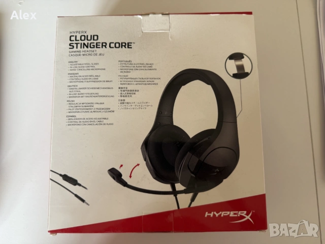 Слушалки Gaming HyperX Stinger Core PC (HX-HSCSC2-BK/WW), снимка 2 - Слушалки за компютър - 54660284