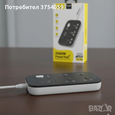 Разклонител KL GO PS-300 2500W с USB зареждане и защита за безопасност и комфорт в дома и офиса, снимка 4 - Друга електроника - 55183754